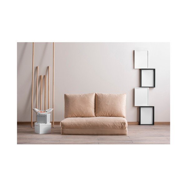 Sulankstoma sofa kreminės spalvos 120 cm Taida – Balcab Home-image-1
