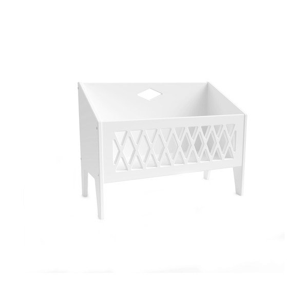Baltos spalvos vaikiška knygų spinta 49x39,5x28 cm Harlequin – Cam Cam Copenhagen