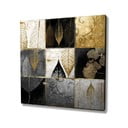 Paveikslas ant drobės Auksiniai lapai, 45 x 45 cm