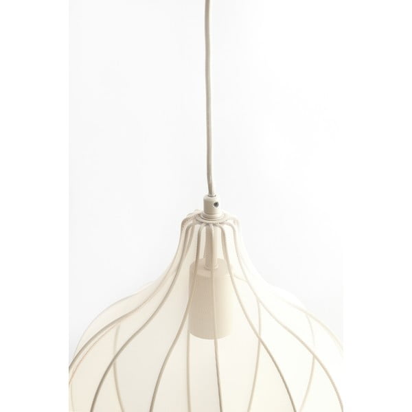 Kabantis šviestuvas smėlio spalvos ø 29 cm su tekstiliniu gaubtu Elati – Light & Living-image-3