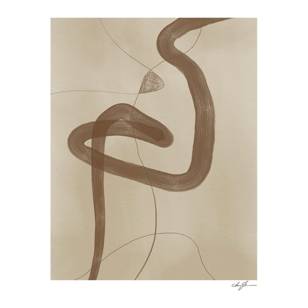 Plakatas 70x100 cm Two ways – Anna Johansson – The Poster Club