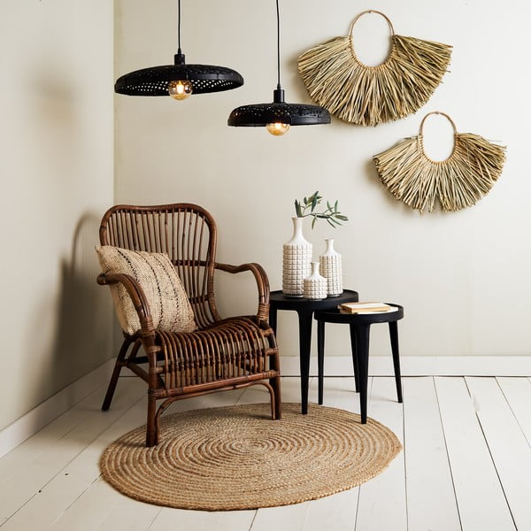 Apvalios formos šoniniai stalai 2 vnt. ø 43 cm Tobias – Light & Living-image-1