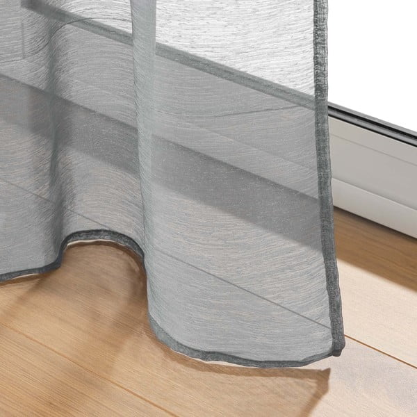 Permatoma užuolaida pilkos spalvos 140x240 cm Lissea – douceur d'intérieur-image-4