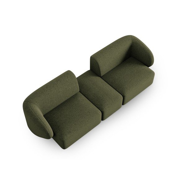 Sofa oranžinės spalvos 239 cm Shane – Micadoni Home-image-3