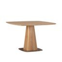Valgomojo stalas iš ąžuolo 120x120 cm Etel – MOME