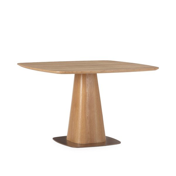 Valgomojo stalas iš ąžuolo 120x120 cm Etel – MOME