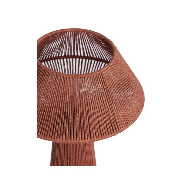 Stalinis šviestuvas raudonos spalvos (aukštis 47 cm) iš džiuto Fugia – Light & Living-image-1