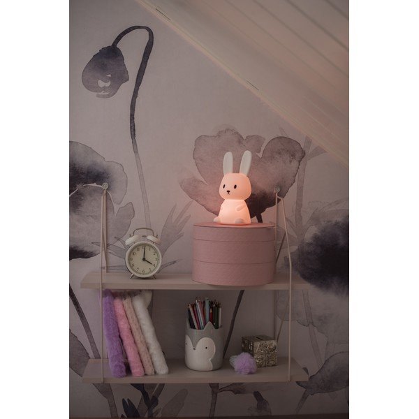 Balta LED vaikų naktinė lemputė Bunny - Star Trading-image-2