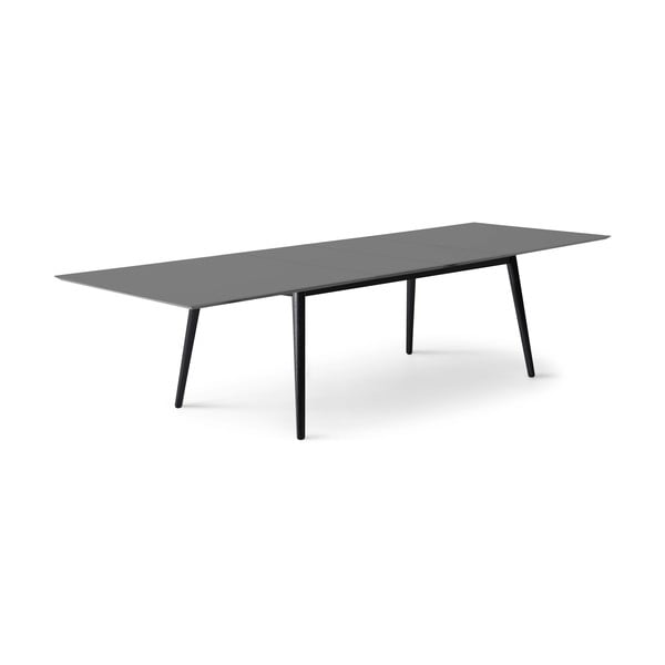Prailginamas valgomojo stalas juodos spalvos/antracito spalvos 90x165 cm Meza – Hammel Furniture-image-3