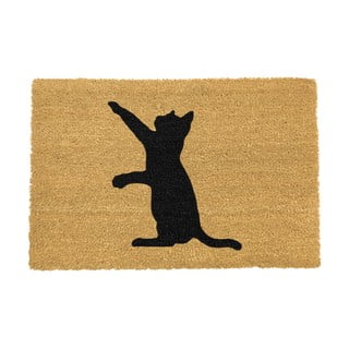 Natūralaus pluošto kilimėlis Artsy Doormats Cat, 40 x 60 cm