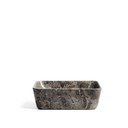 Pilkos spalvos iš akmens praustuvas 40x40 cm Darnen – Kave Home