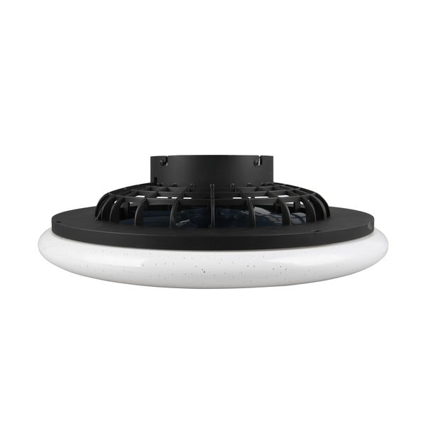 Matinės juodos spalvos lubinis šviestuvas LED Stralsund – Reality-image-4