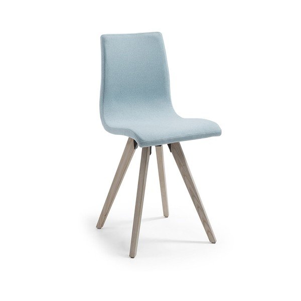 Šviesiai mėlyna valgomojo kėdė "La Forma Una