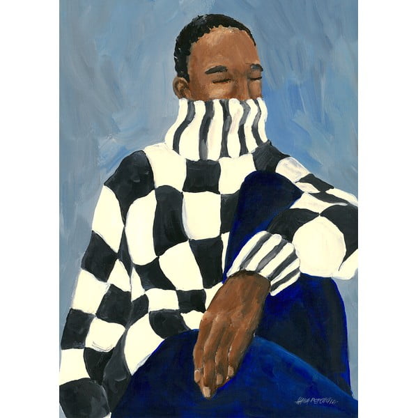 Plakatas 50x70 cm Check – Hanna Peterson – The Poster Club