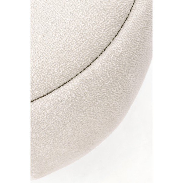 Kreminės spalvos pufas iš boucle Irisha – Bizzotto-image-4