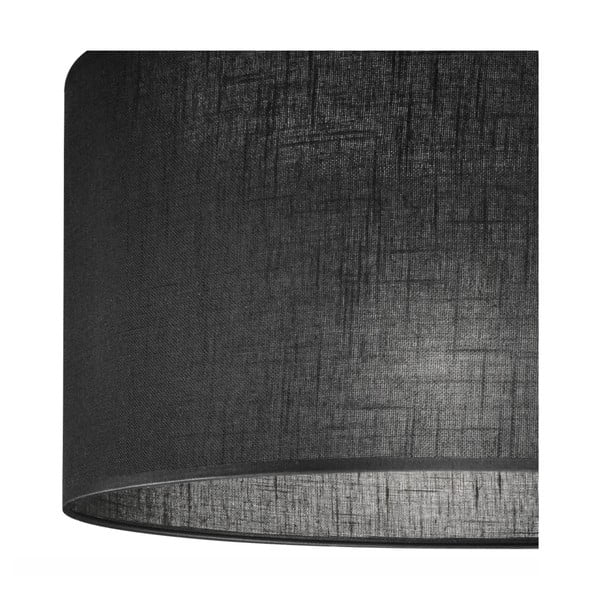 Kabantis šviestuvas juodos spalvos ø 35 cm su tekstiliniu gaubtu Vivian – LAMKUR-image-4