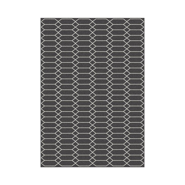 Juodas kilimas Universal Norway Negro, 120 x 170 cm
