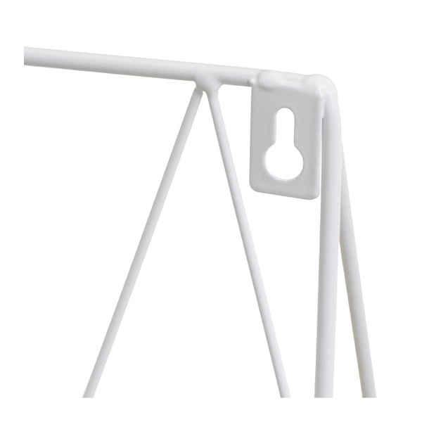 Sieninė lentyna baltos spalvos/natūralios spalvos 48 cm – Casa Selección-image-2
