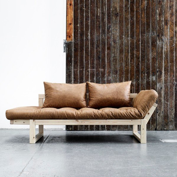 Sofa "Karup Vintage Edge Natural/Cognac-image-2