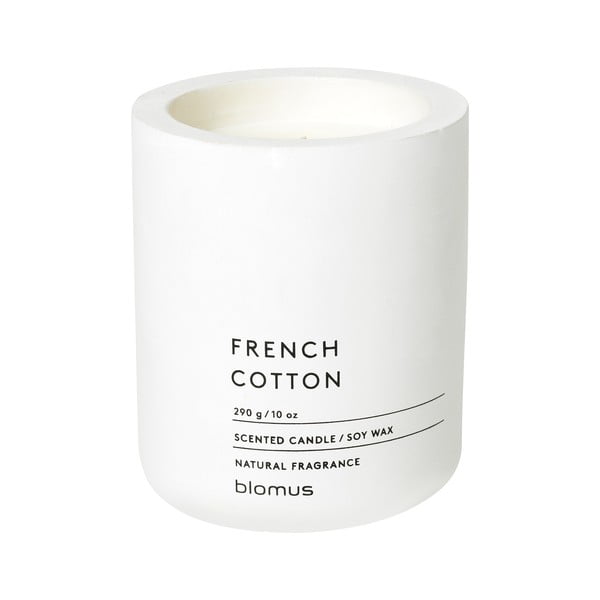 Aromatinė žvakė iš sojų vaško degimo laikas 55 h Fraga: French Cotton – Blomus
