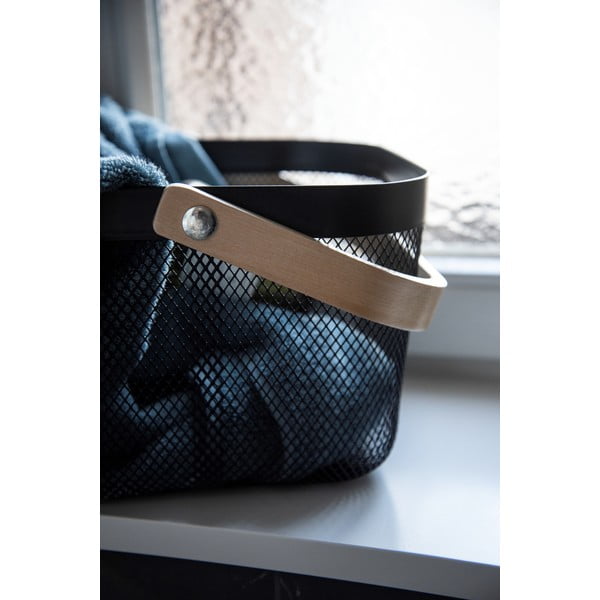 Juodas vonios organizatorius su bambukine rankena Wenko-image-3