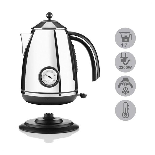 Sidabrinis elektrinis virdulys Klarstein Aquavita Chalet-image-4