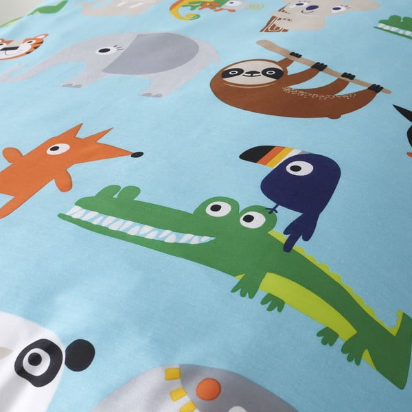 Vaikiška patalynė su gyvūnų raštais Catherine Lansfield, 135 x 200 cm-image-3