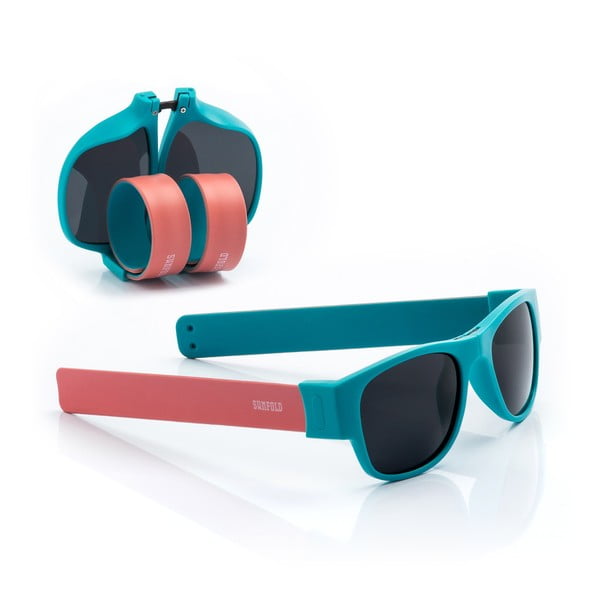 Rožinės ir mėlynos spalvos "InnovaGoods Sunfold AC1" akiniai nuo saulės