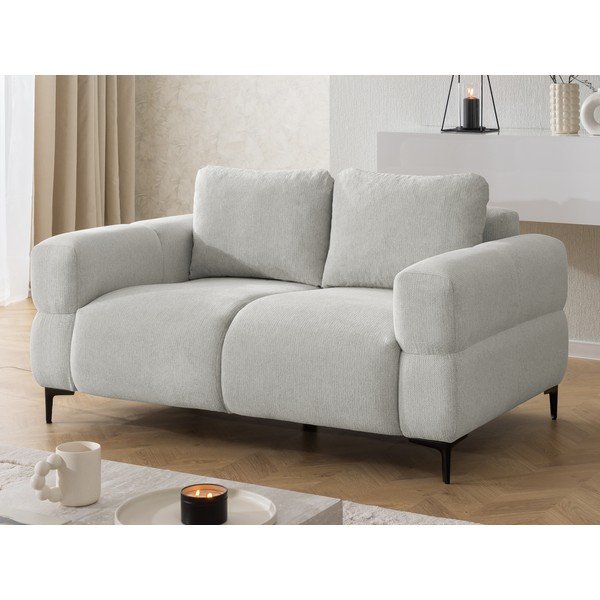 Šviesiai pilkos spalvos sofa 154 cm Helio – Ropez-image-4