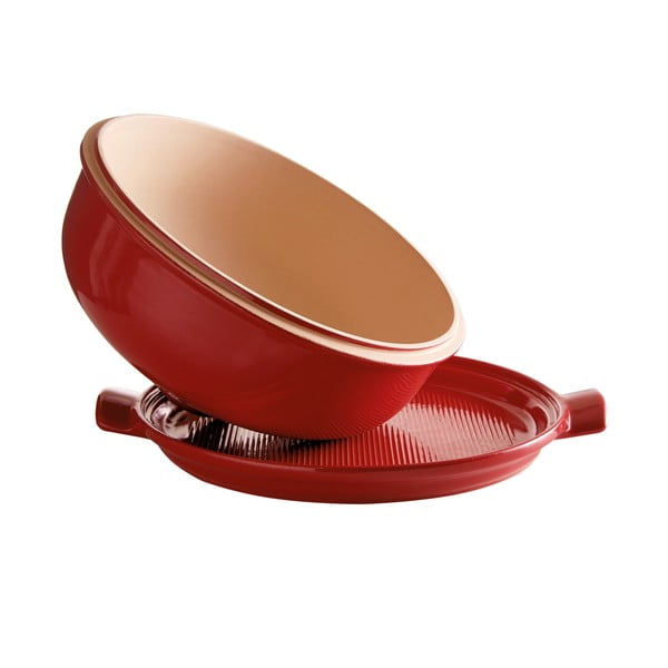 Červená kulatá forma na pečení chleba Emile Henry-image-3