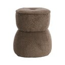 Iš boucle pufas rudos spalvos Leyla – Light & Living