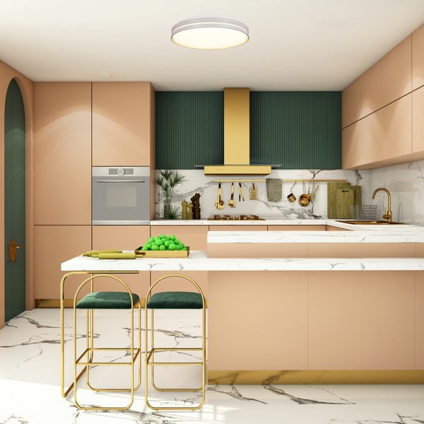 Baltos spalvos lubinis šviestuvas LED 40x40 cm Montana – Candellux Lighting-image-1