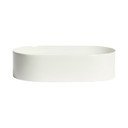 Baltos spalvos iš keramikos praustuvas 50x31 cm Ovara – Kave Home