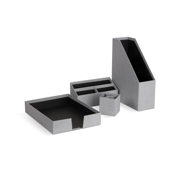 Iš kartono biuro organizatoriai 4 vnt. Hugo Canvas Paper Laminate – Bigso