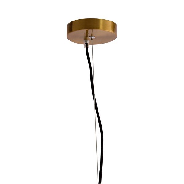 Gintarinės spalvos kabantis šviestuvas su stiklo gaubtu Leona – Light & Living-image-3