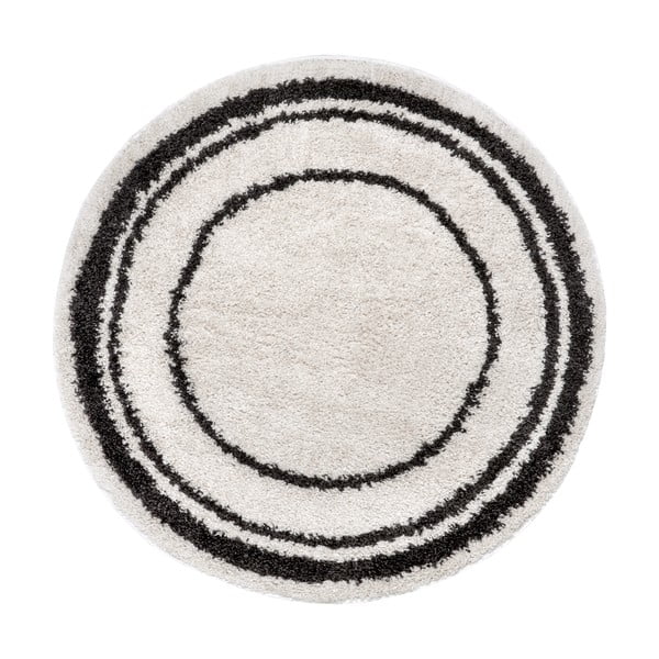 Kreminės baltos spalvos kilimas Mint Rugs Essential Alfie, ø 160 cm