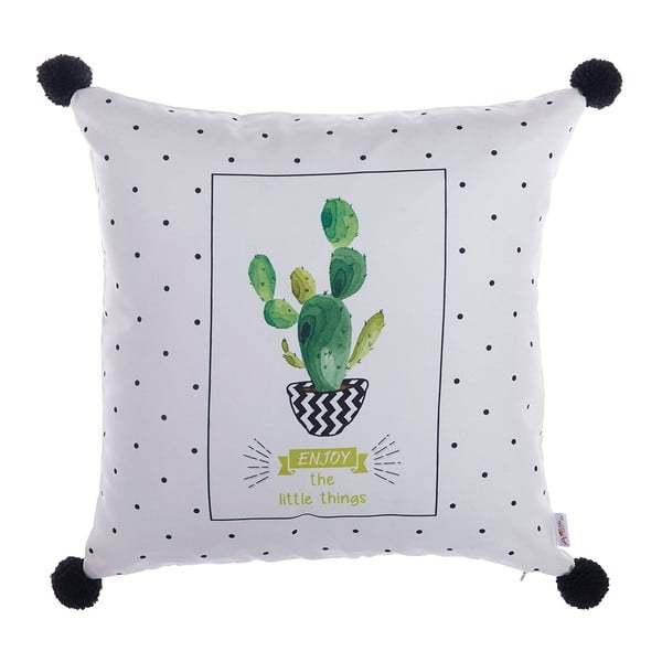 "Pillowcase Mike & Co. NEW YORK Pomponinis kaktusas, 43 x 43 cm