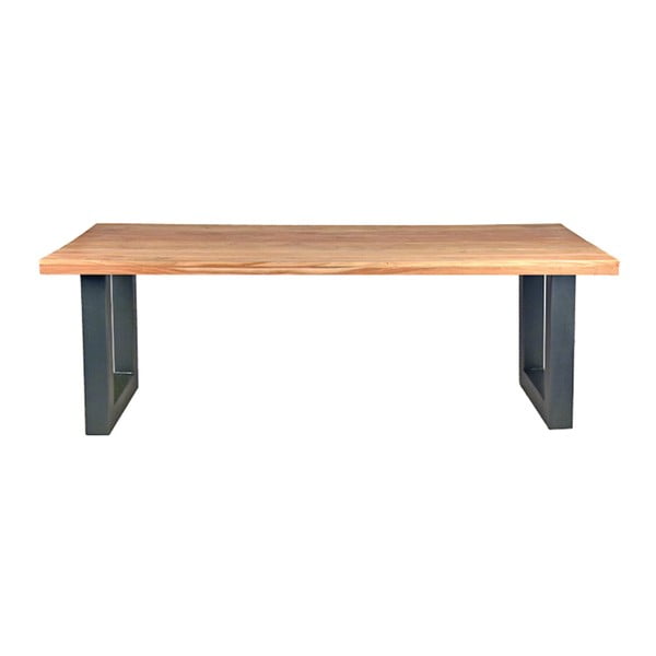 Valgomojo stalas su akacijos medienos stalviršiu LABEL51 Milaan, 220 x 95 cm