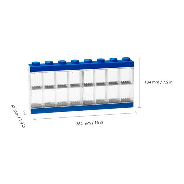 Mėlyna kolekcinė dėžutė 16 minifigūrėlių LEGO®-image-1