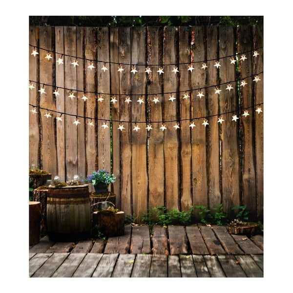 Tamsiai žalia LED lempučių girlianda DecoKing Star, 100 lempučių, 12,5 m ilgio-image-3