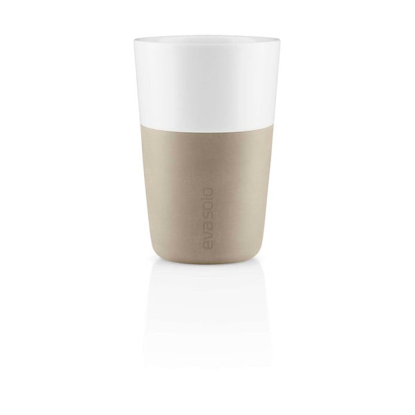 Iš porceliano  puodeliai baltos spalvos/smėlio spalvos 2 vnt. 350 ml – Eva Solo-image-2