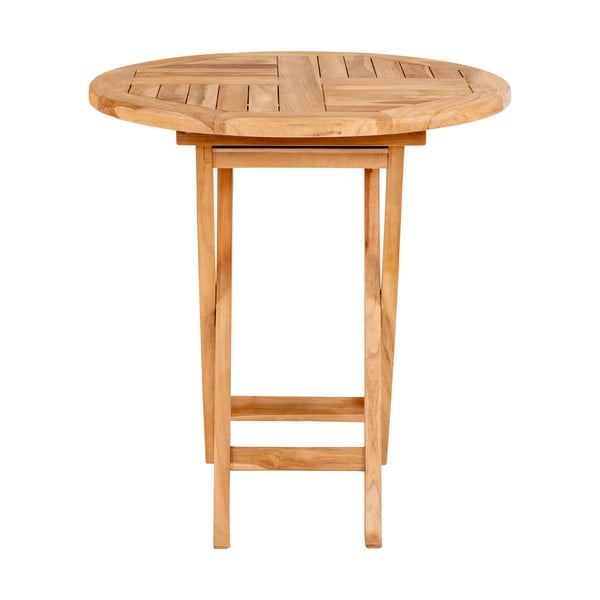 Sodo valgomojo stalas iš tikmedžio Bonami Essentials Oviedo, skersmuo 70 cm-image-3