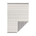 Pilkos ir kreminės spalvos dvipusis lauko kilimas NORTHRUGS Kuba, 150 x 80 cm
