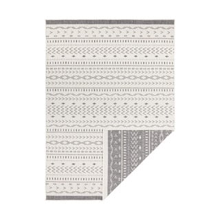 Pilkos ir kreminės spalvos dvipusis lauko kilimas NORTHRUGS Kuba, 150 x 80 cm
