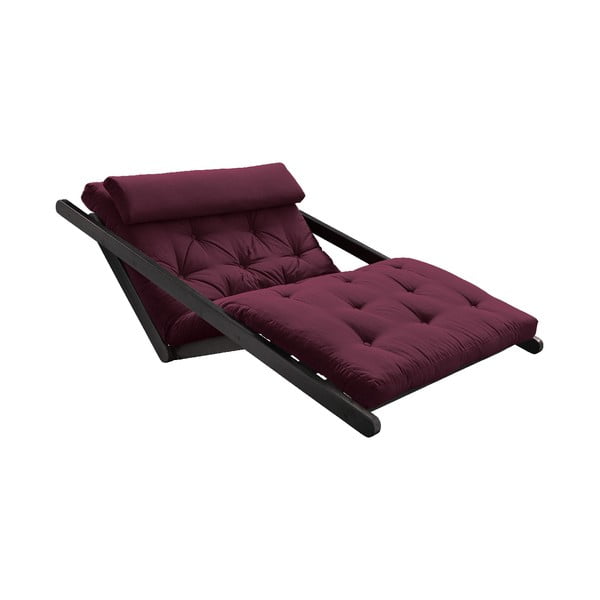 Dviejų vietų kintamas gultas Karup Design Figo Black/Bordeaux