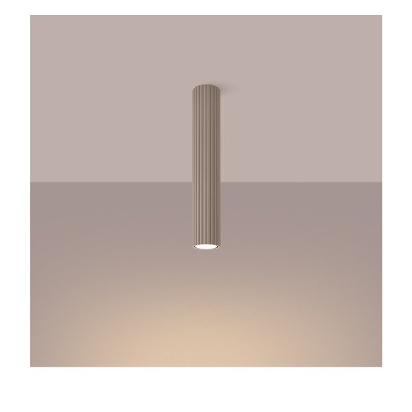 Taupe spalvos iš metalo taškinis šviestuvas Gleam – Sollux-image-1