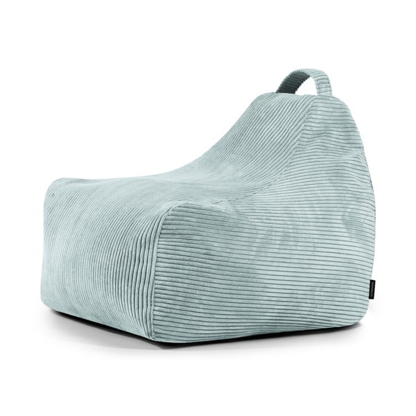 Mėtų spalvos iš kordinio velveto vaikiškas sėdmaišis Game Amuse – SLOWDOWN