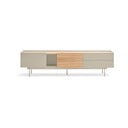 TV spintelė smėlio spalvos/natūralios spalvos iš ąžuolo 180x45 cm Otto – Teulat