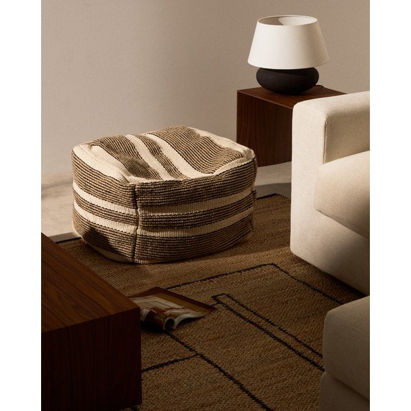 Natūralios spalvos sėdmaišis Aylin – Kave Home-image-1