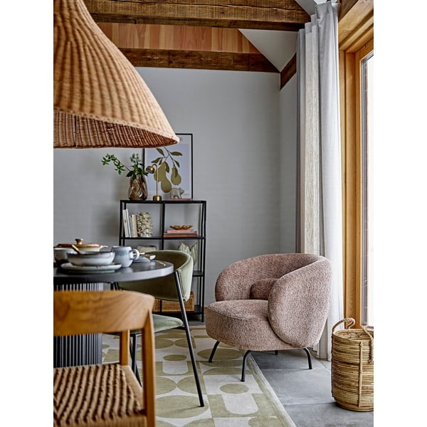 Stalinis šviestuvas auksinės spalvos LED su pritemdymo funkcija (aukštis 35,5 cm) su metaliniu gaubtu Niko – Bloomingville-image-1